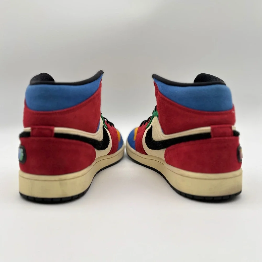 Air Jordan 1 Mid SE Fearless Blue the Great Multi-Color CU2805-100 Mens 10